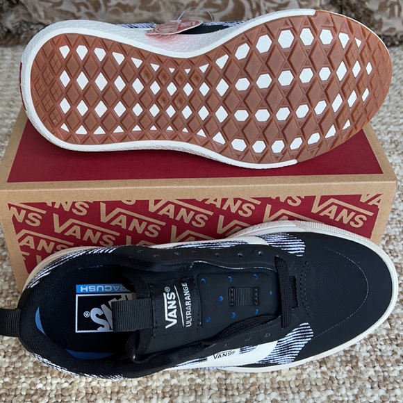 Vans Ultrarange Exo Blur Checker Black/MarshmallwW - Picture 4 of 16